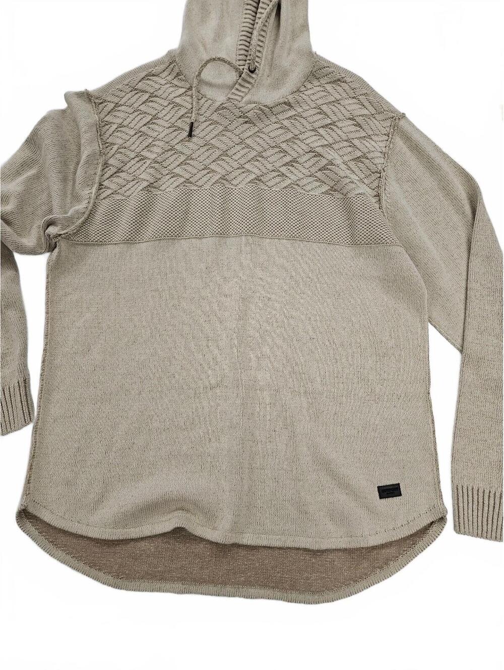 Outpost Makers Beige Knit Pullover Hoodie XL